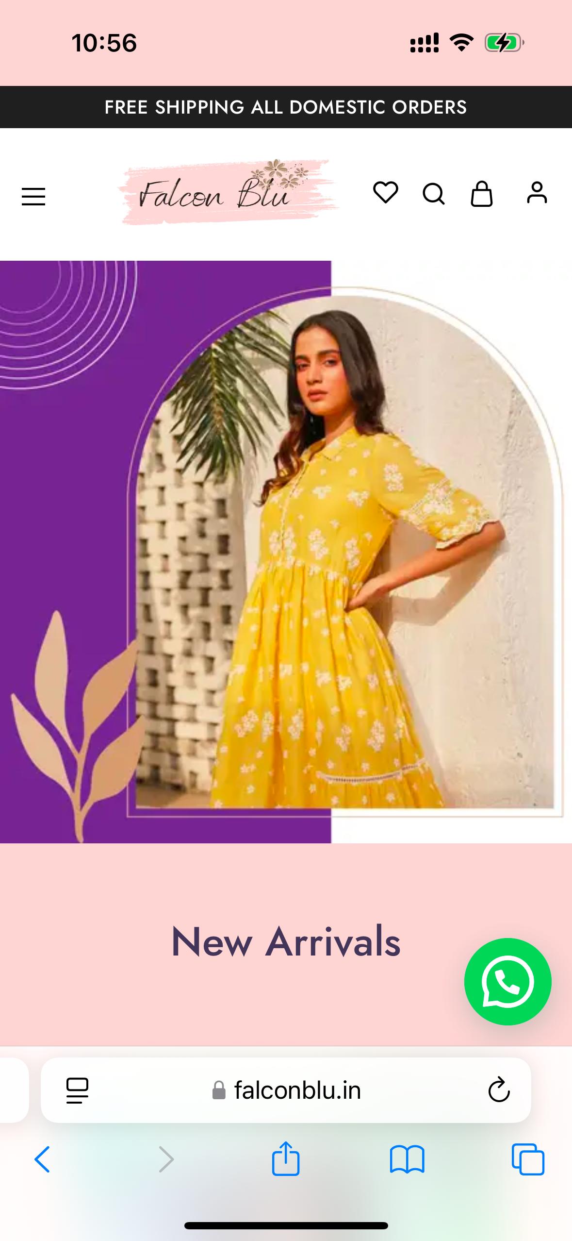 FALCON BLUE — mobile preview